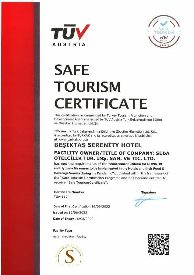Besiktas Serenity Hotel Κωνσταντινούπολη Εξωτερικό φωτογραφία